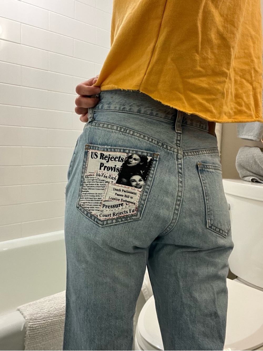 DIY Madewell jeans